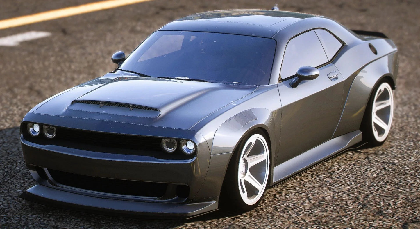 (Debadged) Dodge Challenger SRT Widebody Pancake Edition | Underground Customs