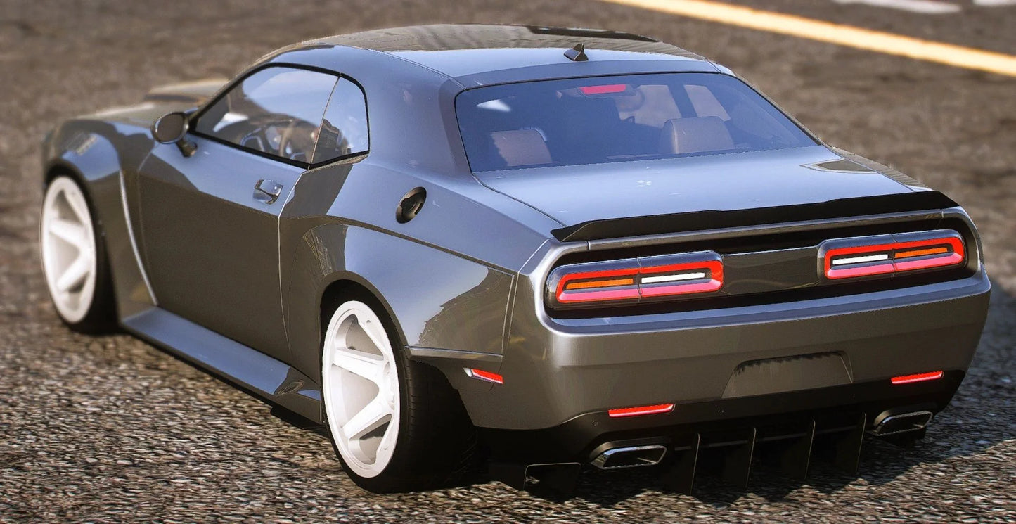 (Debadged) Dodge Challenger SRT Widebody Pancake Edition | Underground Customs