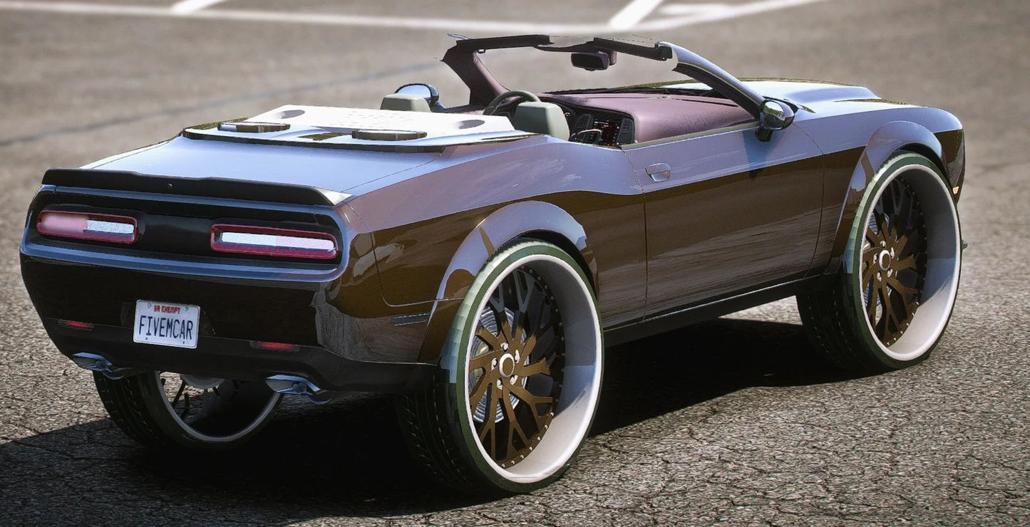 (Debadged) Dodge Challenger SRT Demon Roadster Donk | Flexx Gordon