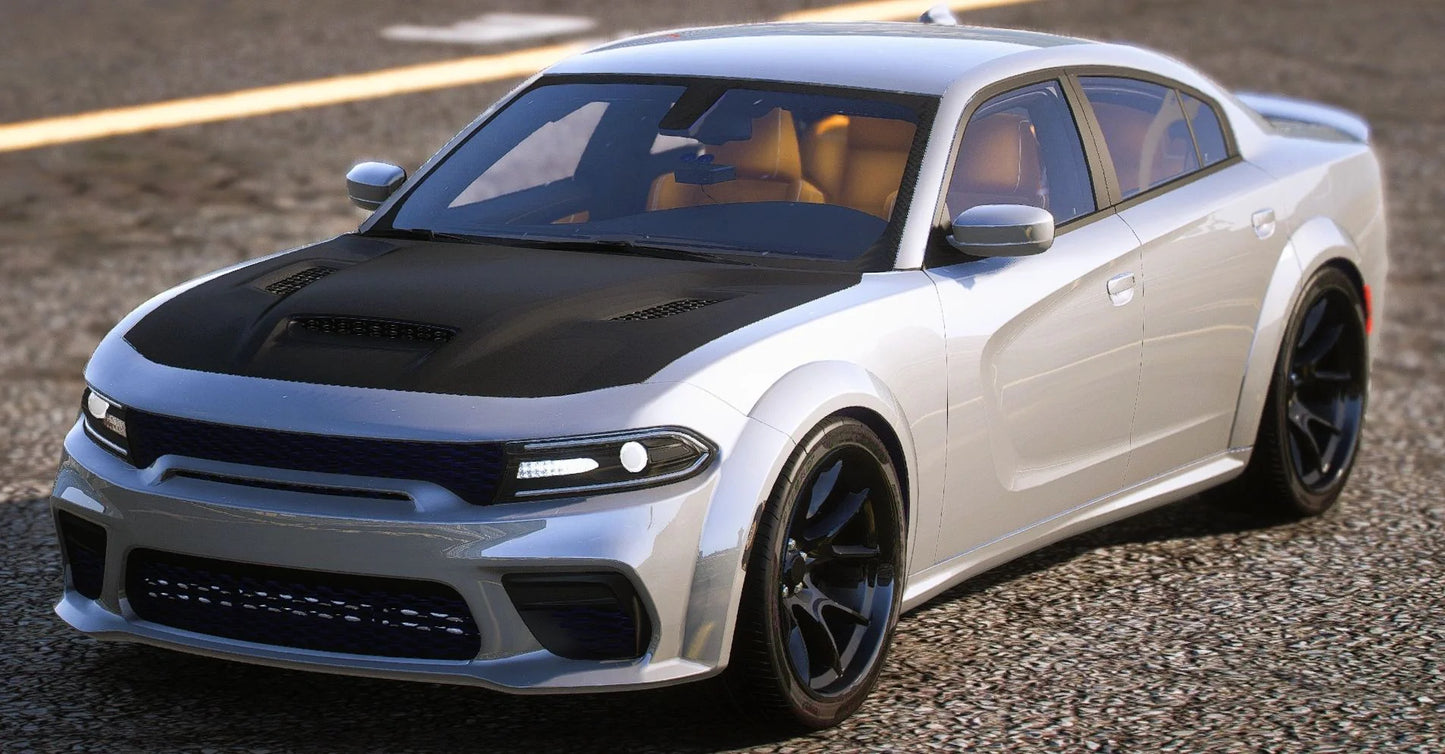(Debadged) Dodge Charger Hellcat Hermes Zebra Edition | Gwoppytrai