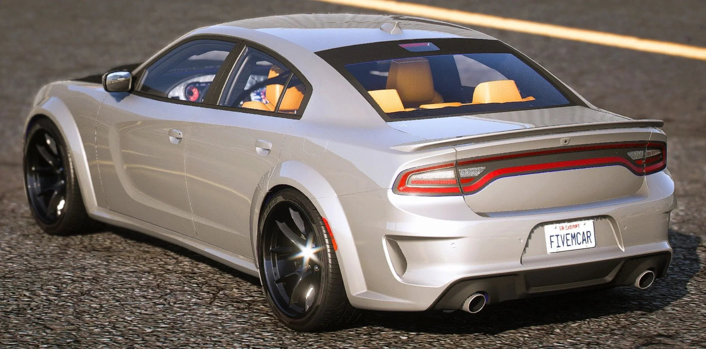 (Debadged) Dodge Charger Hellcat Hermes Zebra Edition | Gwoppytrai