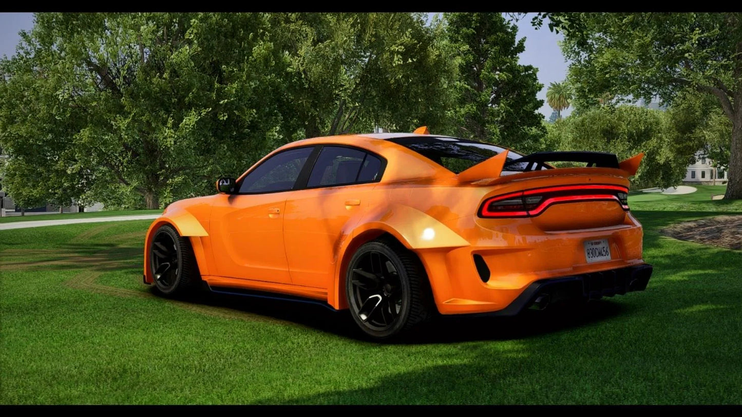 (Debadged) Dodge Charger Hellcat SRT Liberty Walk | Zeed