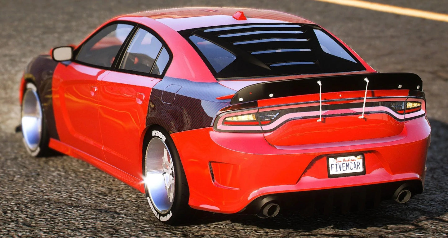 (Debadged) Dodge Charger SRT SuperBee Scatpack On Forgiato Rims | 3RR0R