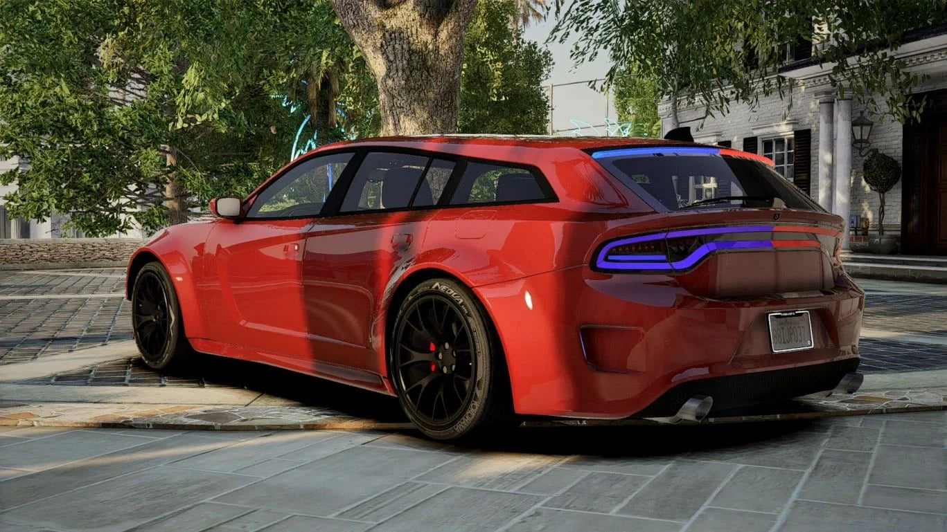 (Debadged) Dodge Charger SRT Wagon Police Modern Lights | NM
