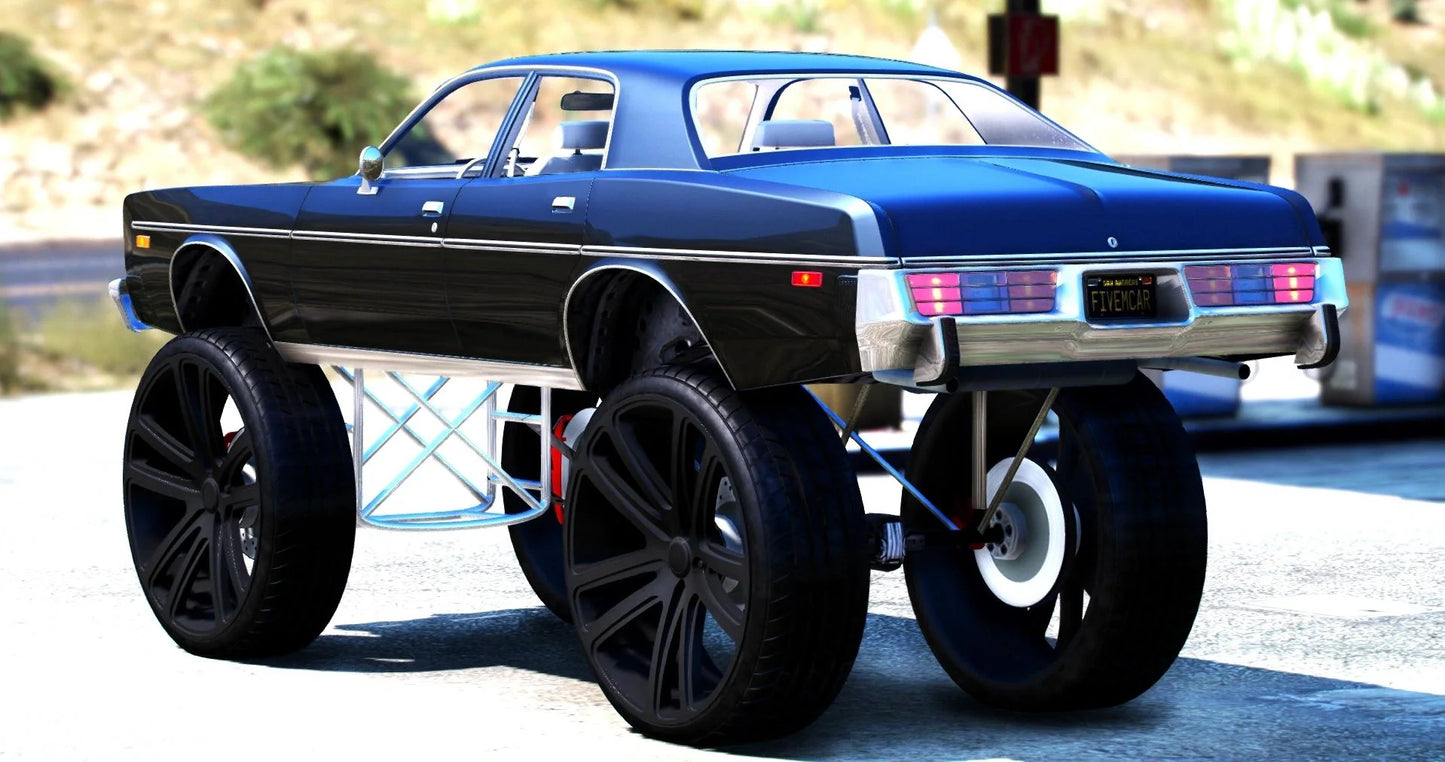 (Debadged) Dodge Monaco Swap Hemmi 1977 Donk | Gonnie