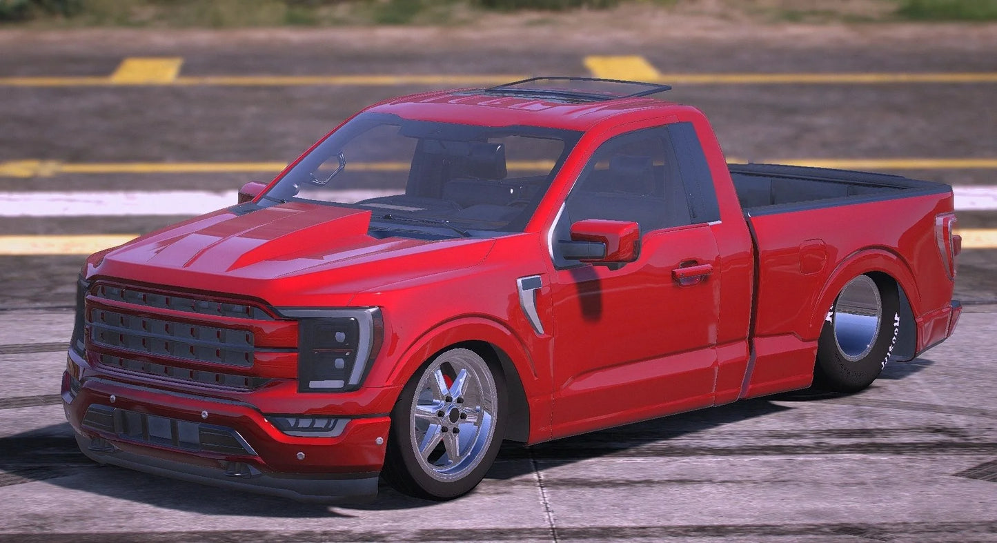 (Debadged) Ford F-150 Slammed Powerboost | Vanz