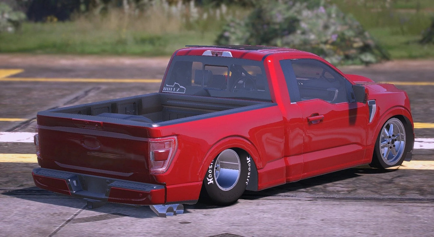 (Debadged) Ford F-150 Slammed Powerboost | Vanz
