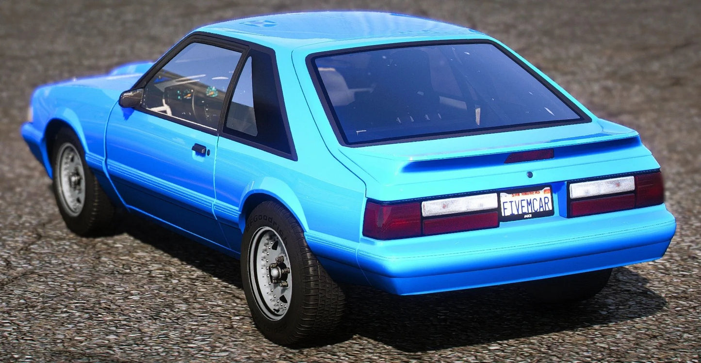 (Debadged) Ford Mustang Fox Body (FnF9) 1987 | Ikx3