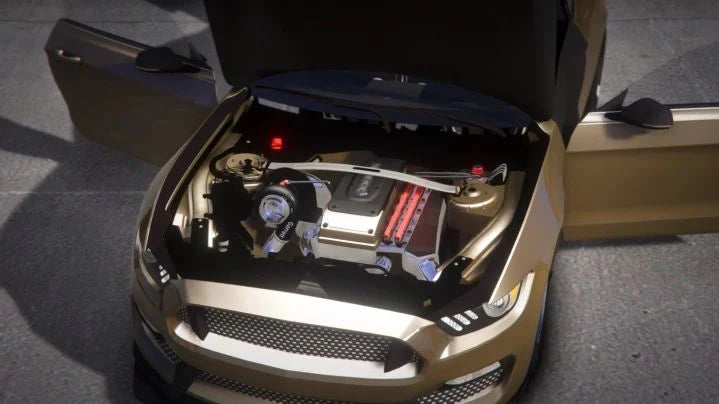 (Debadged) Ford Mustang GT350R Adam LZ Barra Swap Drag | Razer Kobain