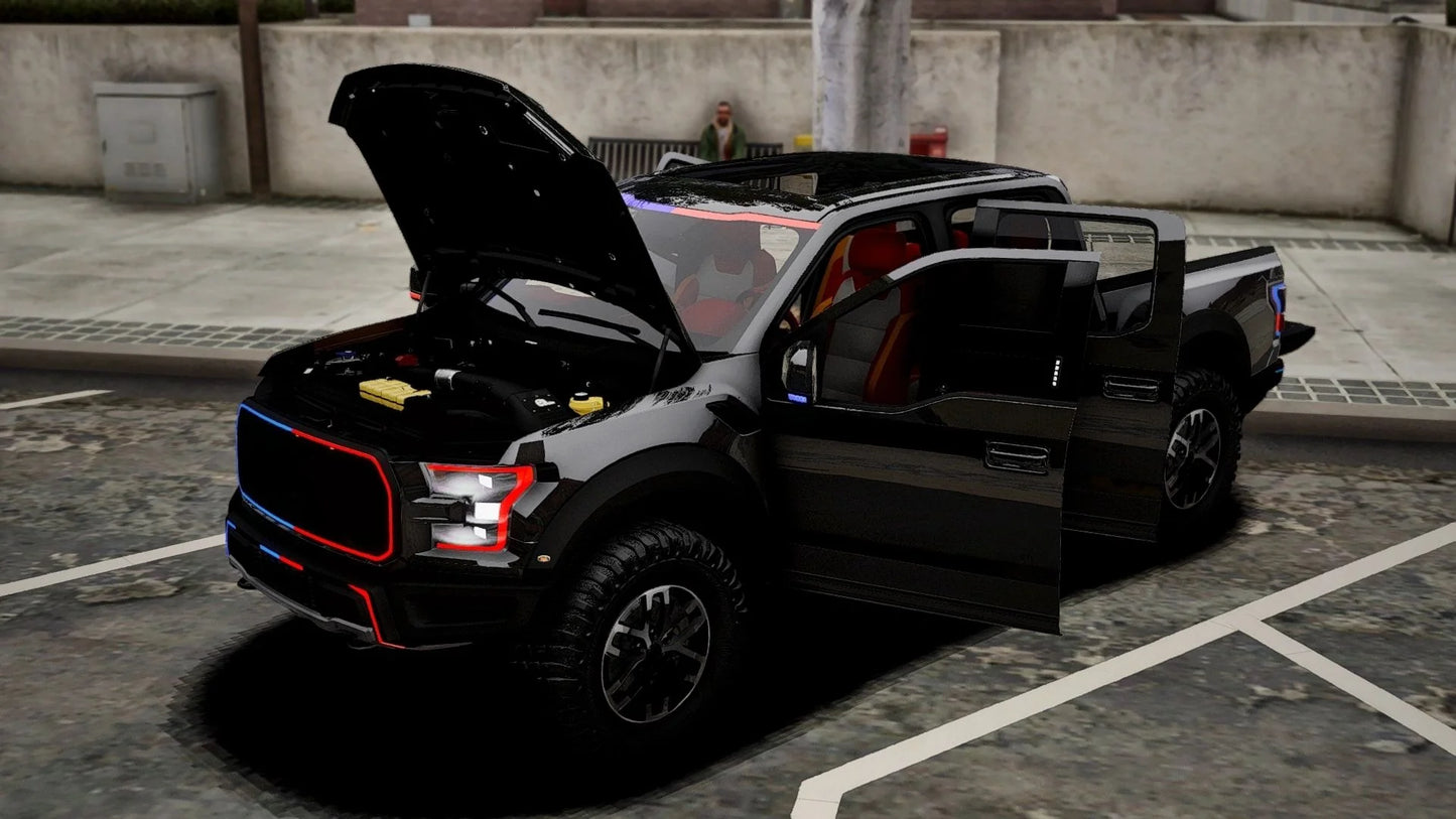 (Debadged) Ford Raptor LEO PD Modern Lights | NM