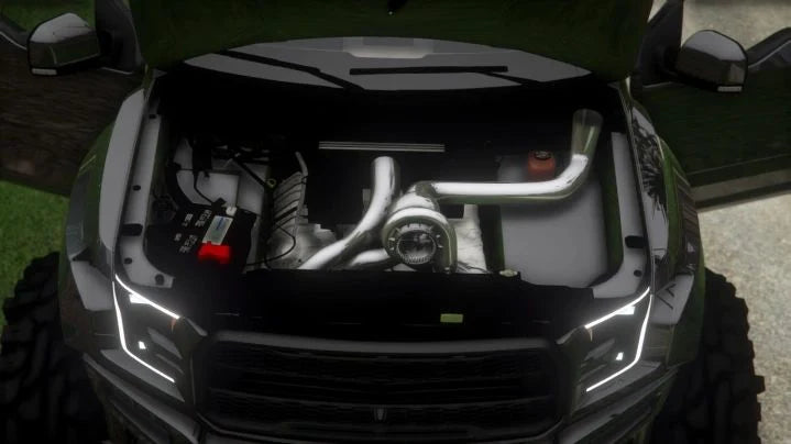 (Debadged) Ford Raptor Pandem Kitted Custom Flatbed Single Turbo | Razer Kobain