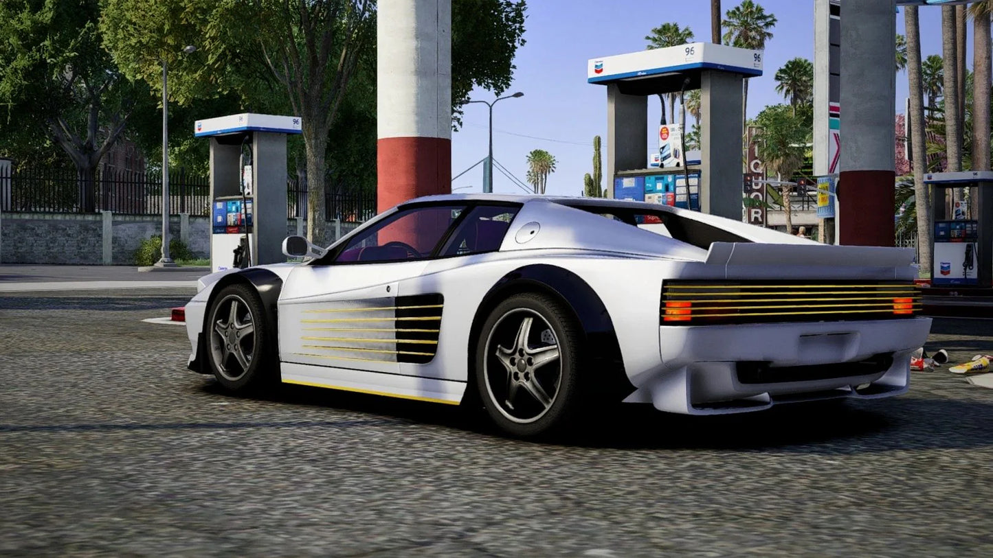 (Debadged) Ferrari 512 Liberty Walk Edition Animated Lights | Zeed