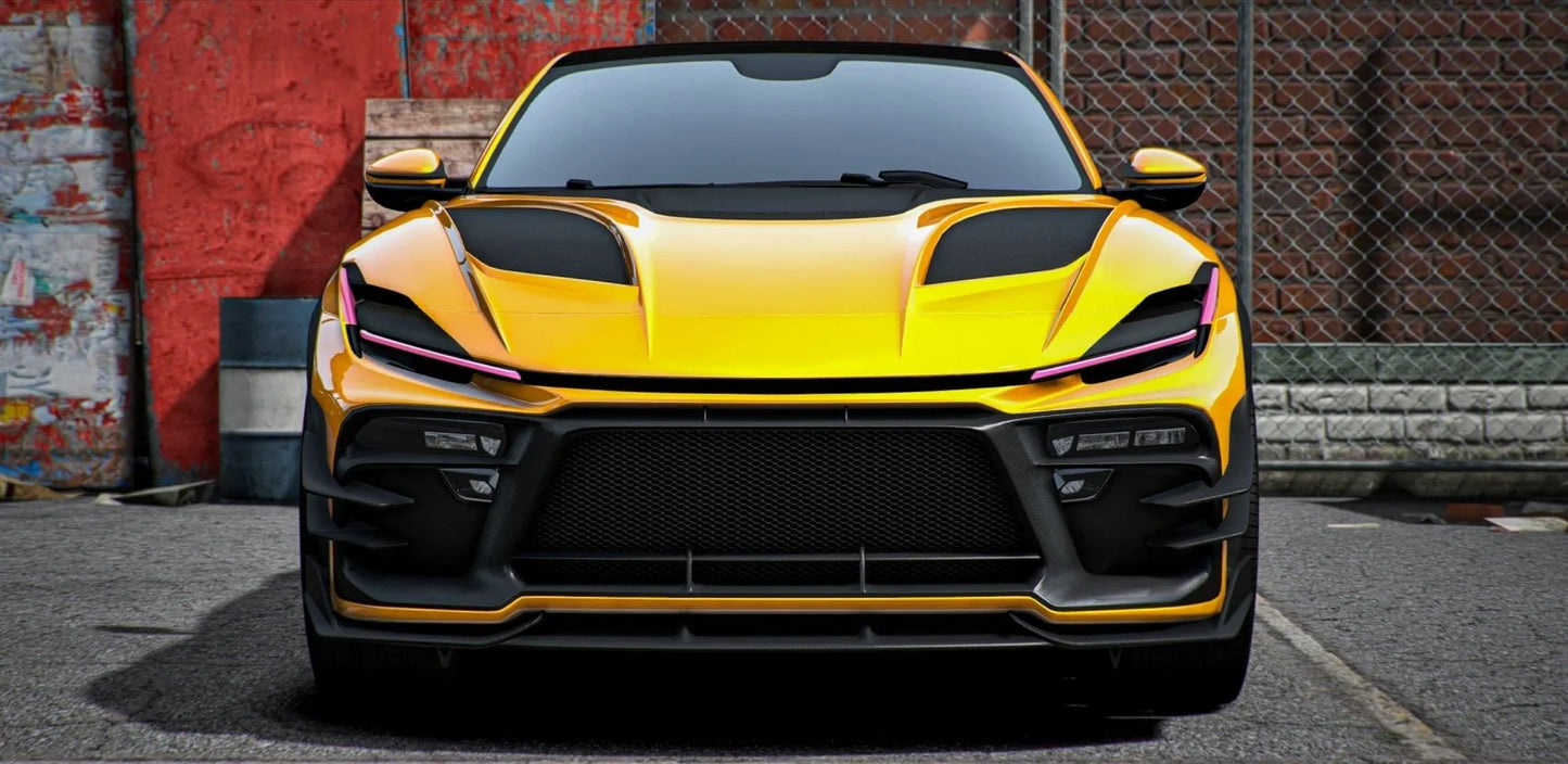 (Debadged) Ferrari Purosangue Keyvany | Lemon