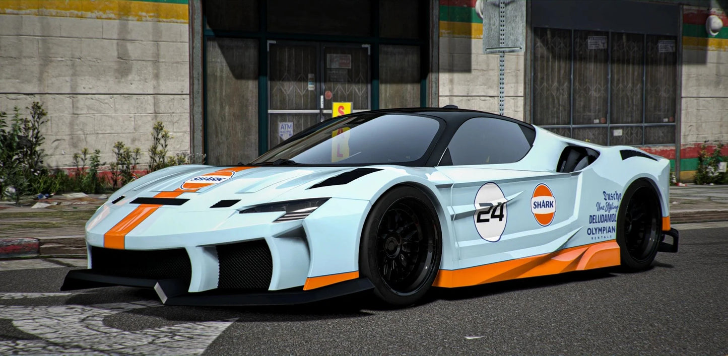 (Debadged) Ferarri SF90 Abflug | Adan