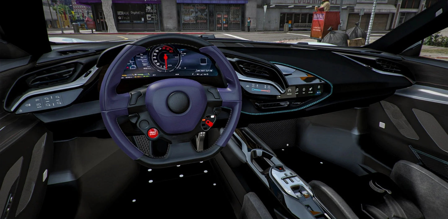 (Debadged) Ferarri SF90 Abflug | Adan