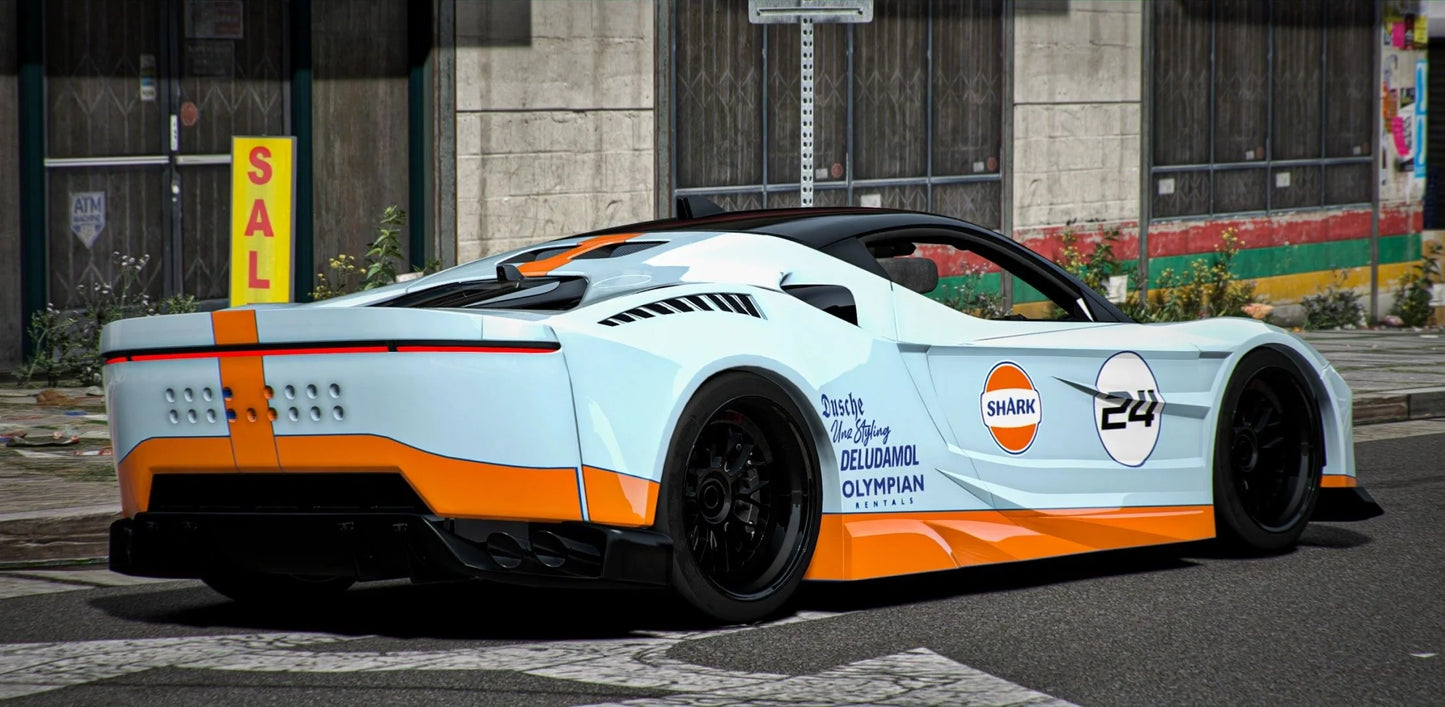 (Debadged) Ferarri SF90 Abflug | Adan