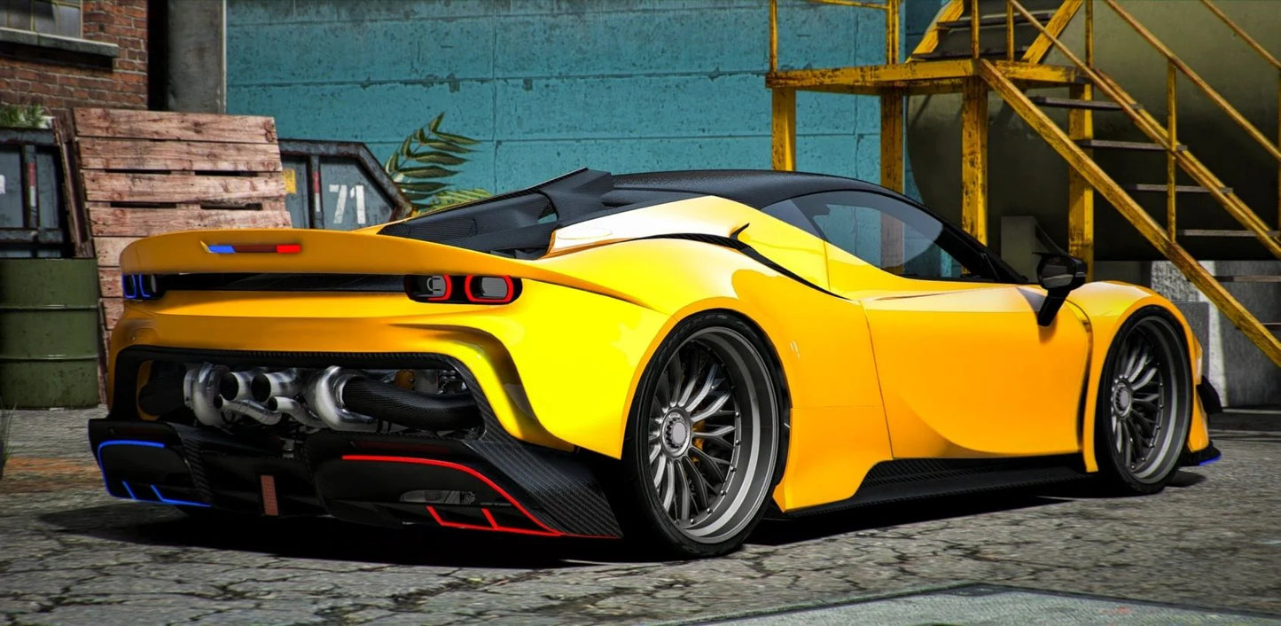 (Debadged) Ferrari SF90 Widebody PD | ZM