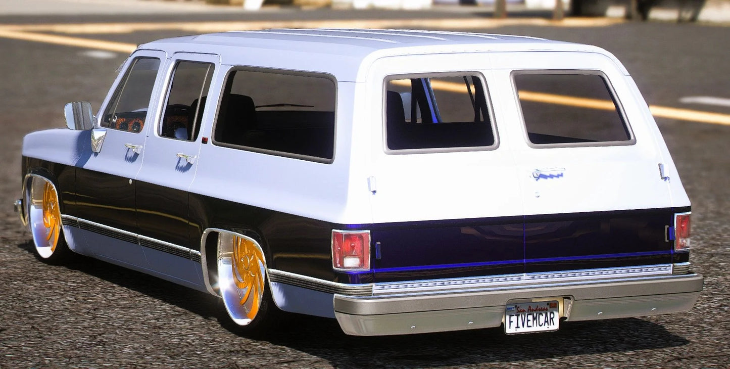 (Debadged) GMC Suburban Drop | Crazy Customs