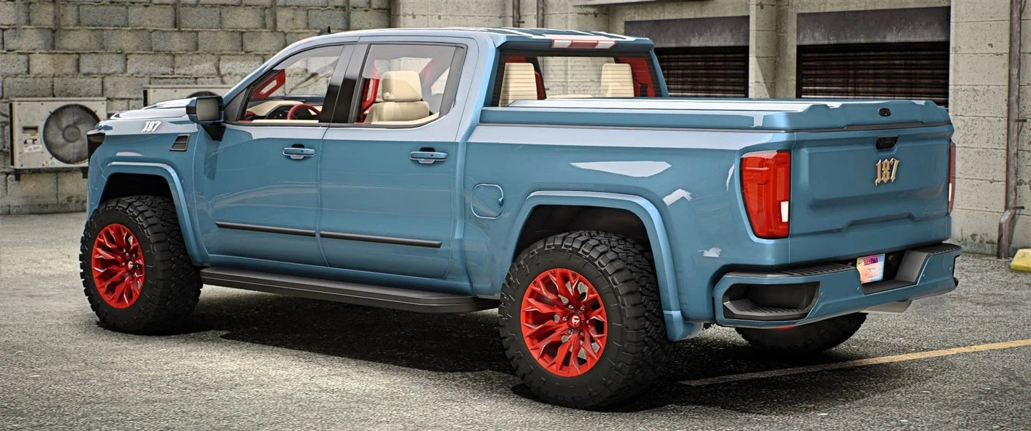 (Debadged) GMC Sierra Cadillac Faceswap | AM