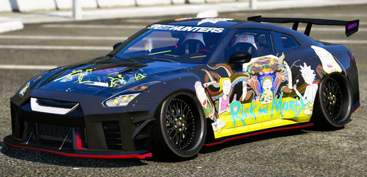 (Debadged) GTR R35 RICK AND MORTY EDITION | DR CUSTOM