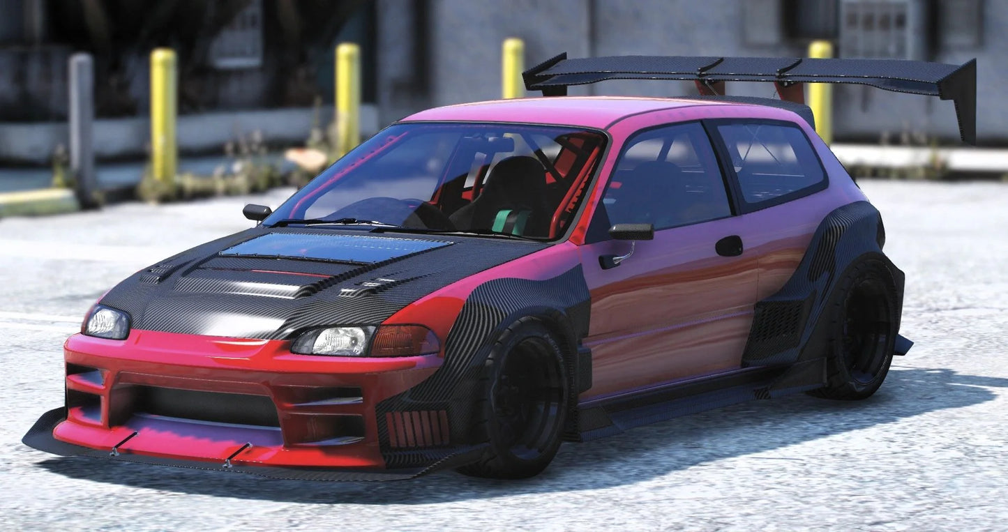 (Debadged) Honda Civic EG6 Kevmannz | PolyFex