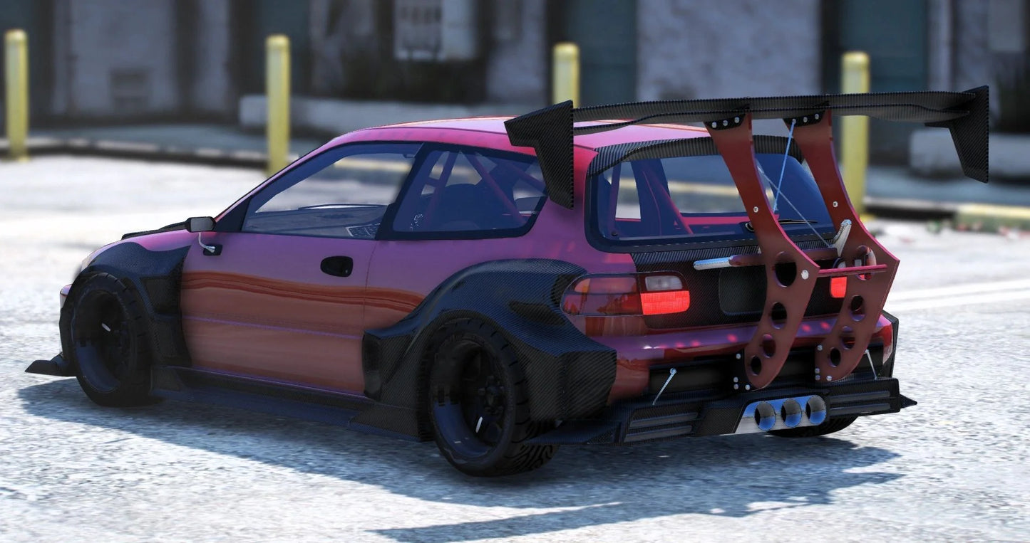 (Debadged) Honda Civic EG6 Kevmannz | PolyFex