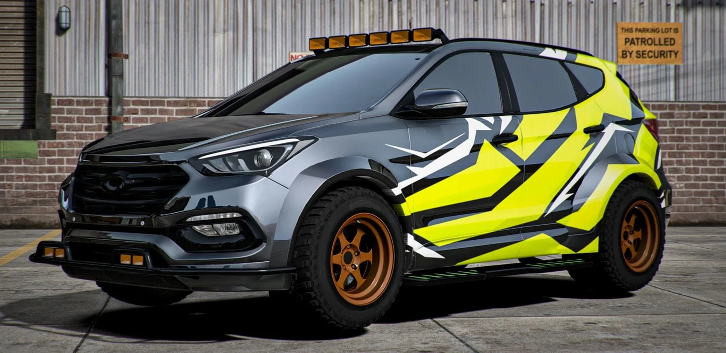 (Debadged) Hyundai Santa Fe 4x4 (3 Liveries + Animated Sunroof) | Godric