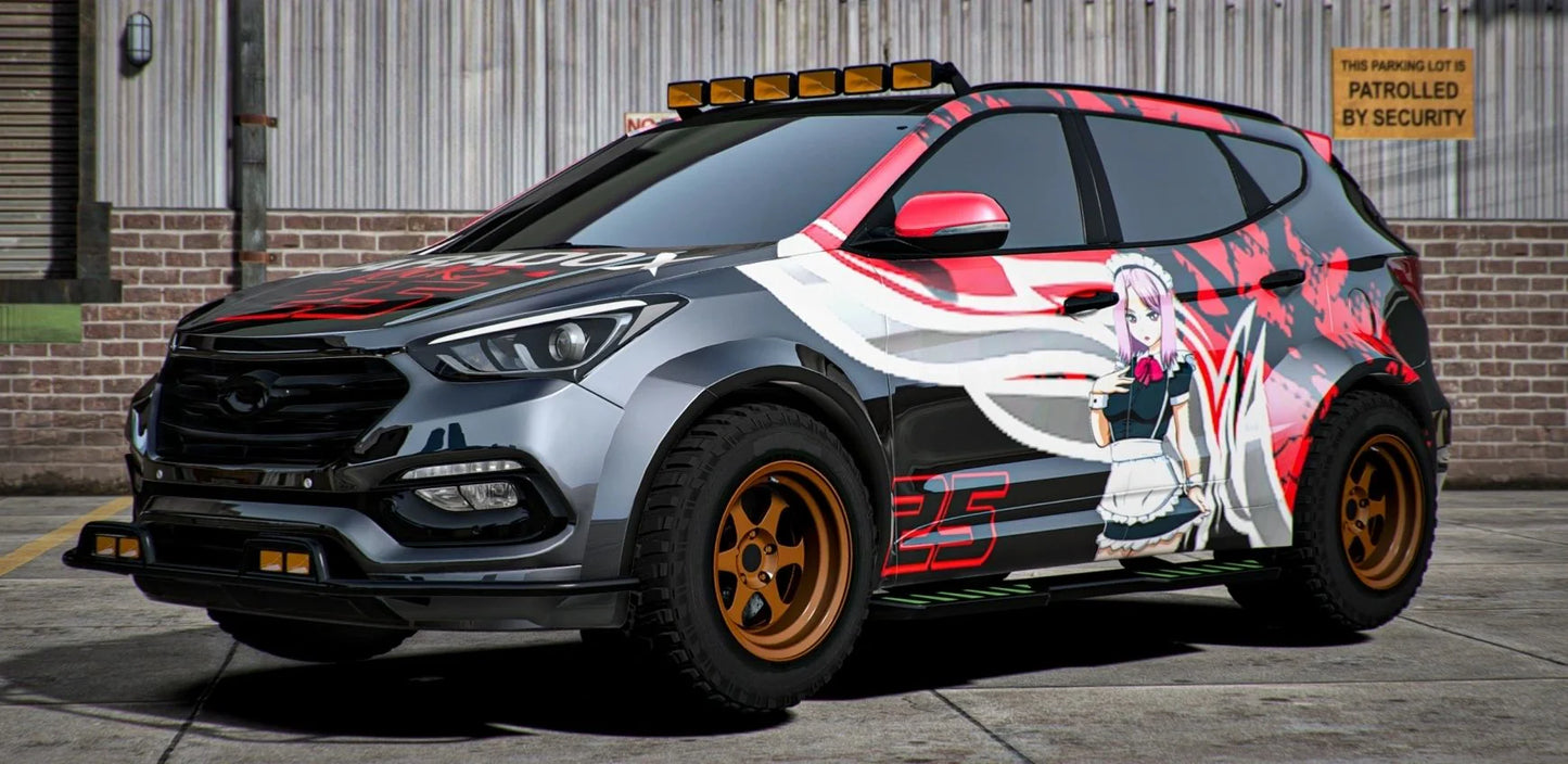 (Debadged) Hyundai Santa Fe 4x4 (3 Liveries + Animated Sunroof) | Godric