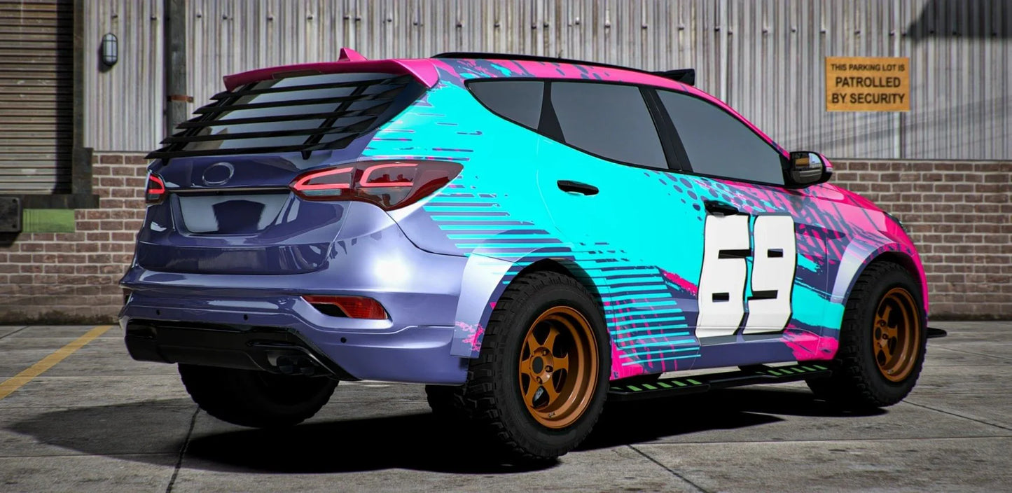 (Debadged) Hyundai Santa Fe 4x4 (3 Liveries + Animated Sunroof) | Godric
