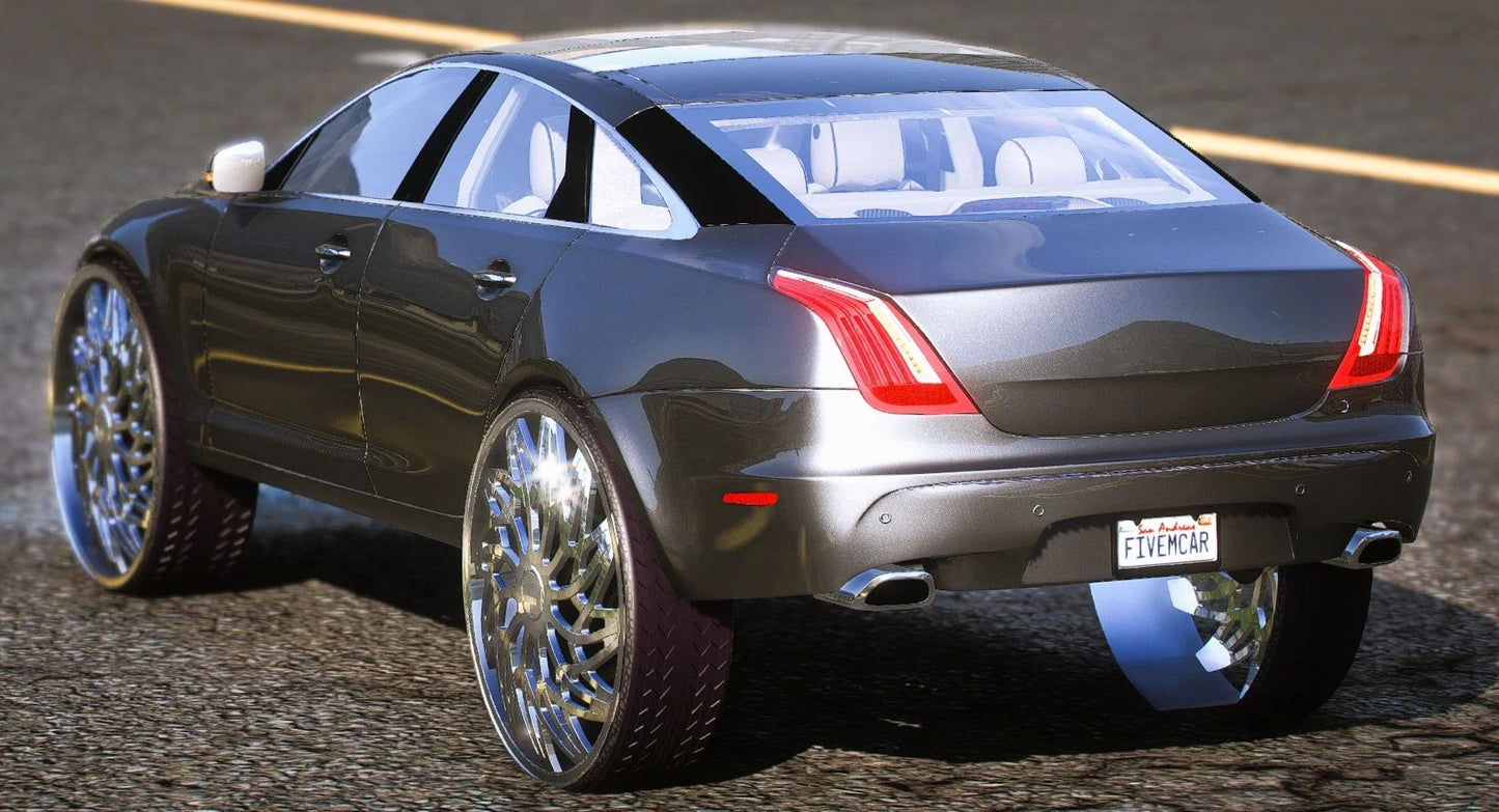 (Debadged) Jaguar XJ on 32s 2015 | PNUT Customs