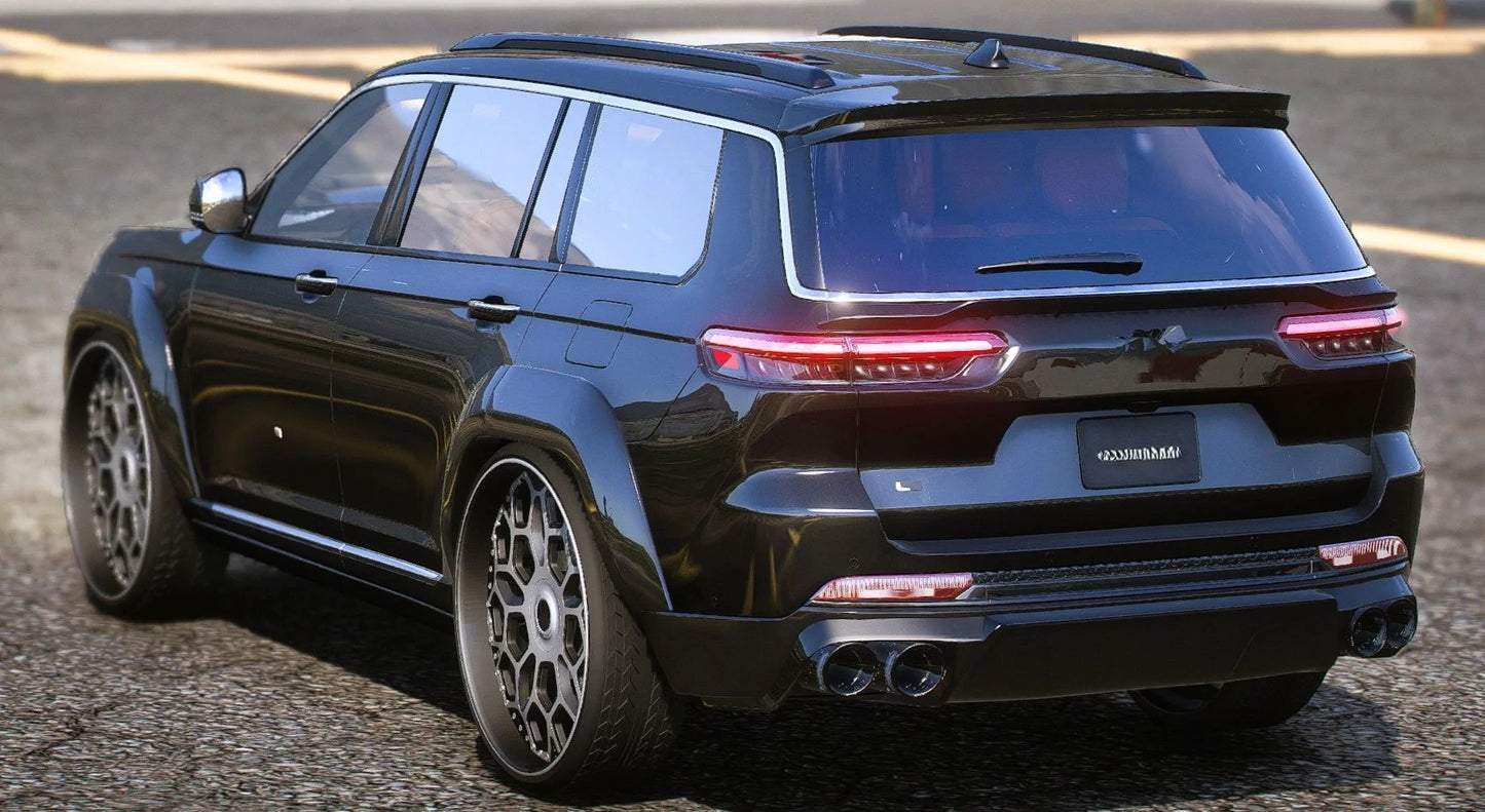 (Debadged) Jeep Grand Cherokee SRT Hellephant On 30" Forgiatos 2022 | Bleed