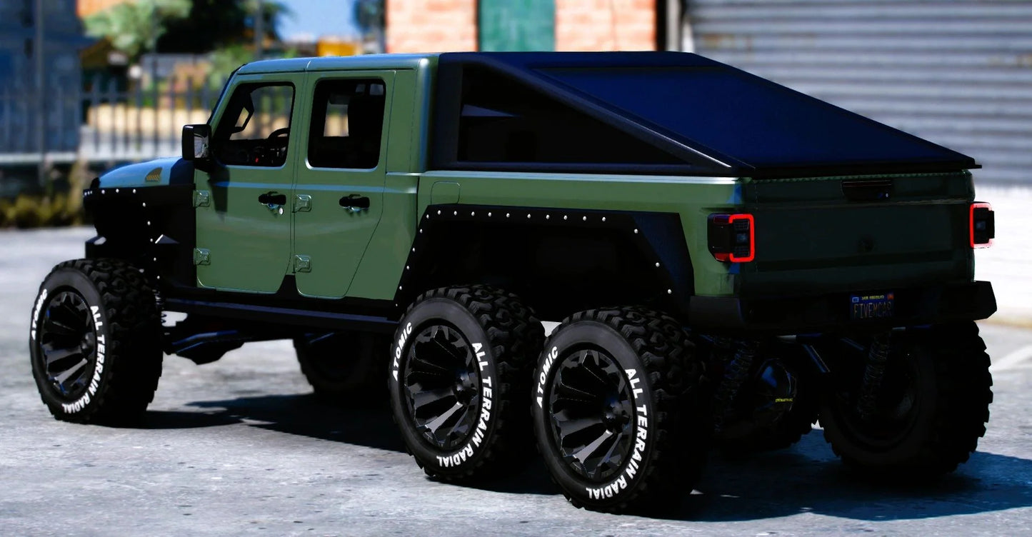 (Debadged) Jeep Wrangler Aapocalypse 6x6 | Edik Customs