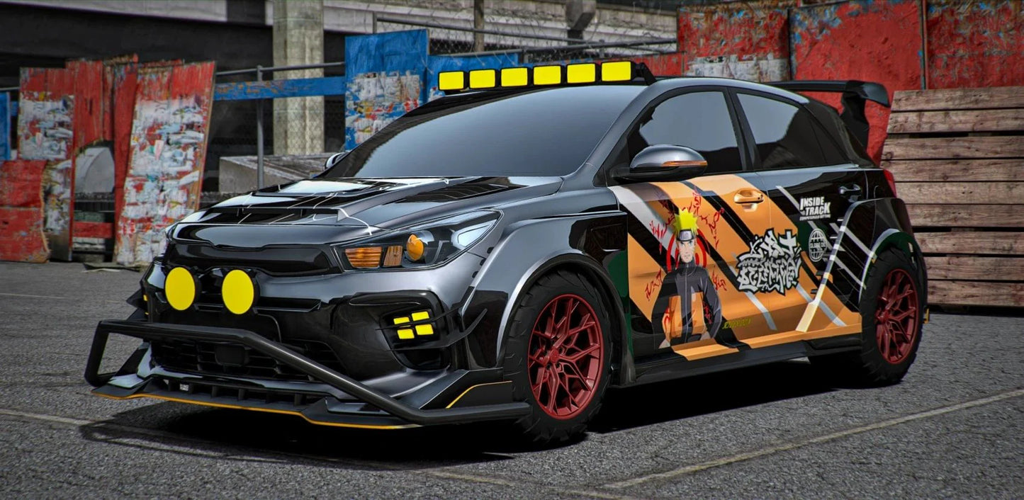 (Debadged) Kia Rio 4x4 (4 Liveries) | Adan