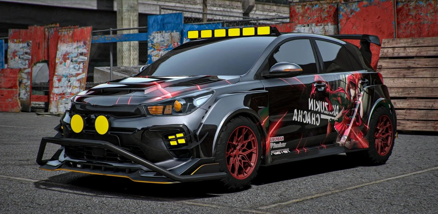 (Debadged) Kia Rio 4x4 (4 Liveries) | Adan