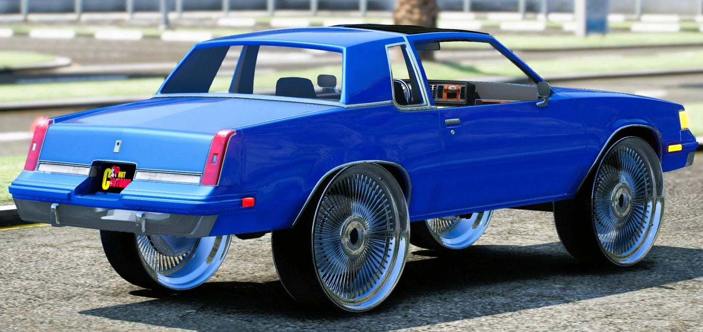 (Debadged) Oldsmobile Cutlass Gbody 1987 | PNUT Customs