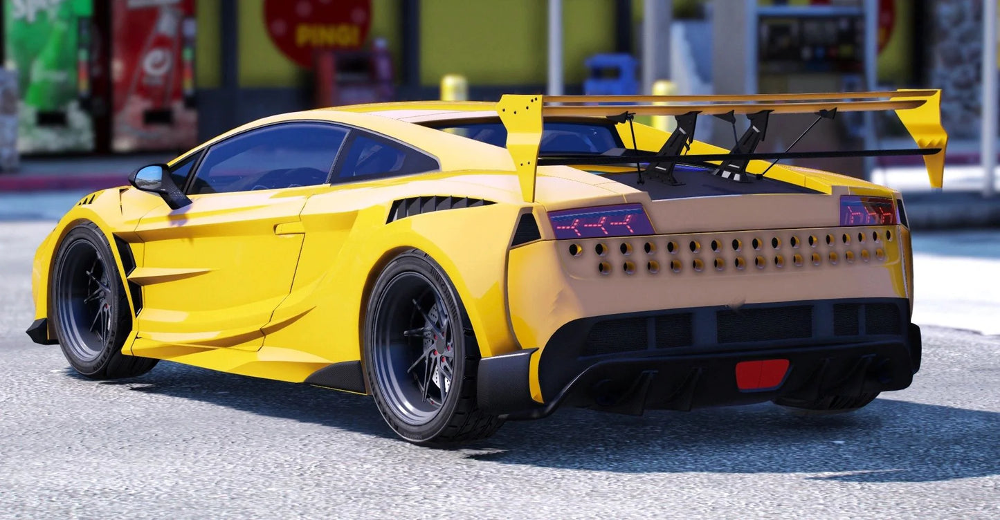 (Debadged) Lamborghini Gallardo Abflug | Fr33D