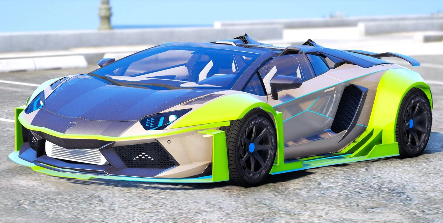 (Debadged) Lamborghini Aventador Mansory Carbonado WideBody Custom | Dr Custom