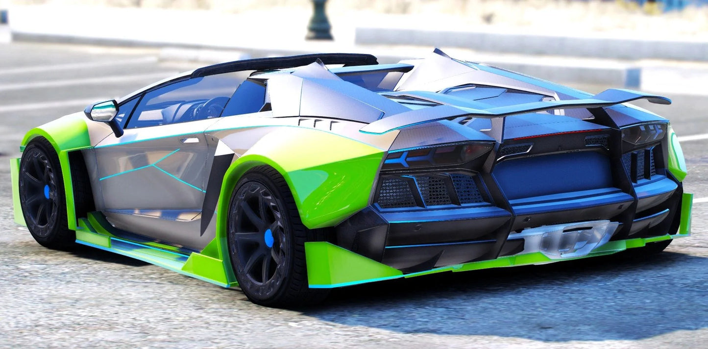 (Debadged) Lamborghini Aventador Mansory Carbonado WideBody Custom | Dr Custom