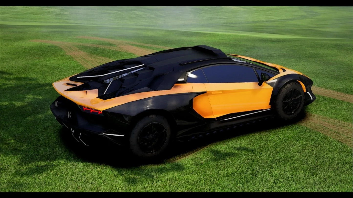 (Debadged) Lamborgini Aventador SVJ Sterrato Offroad | Lemon