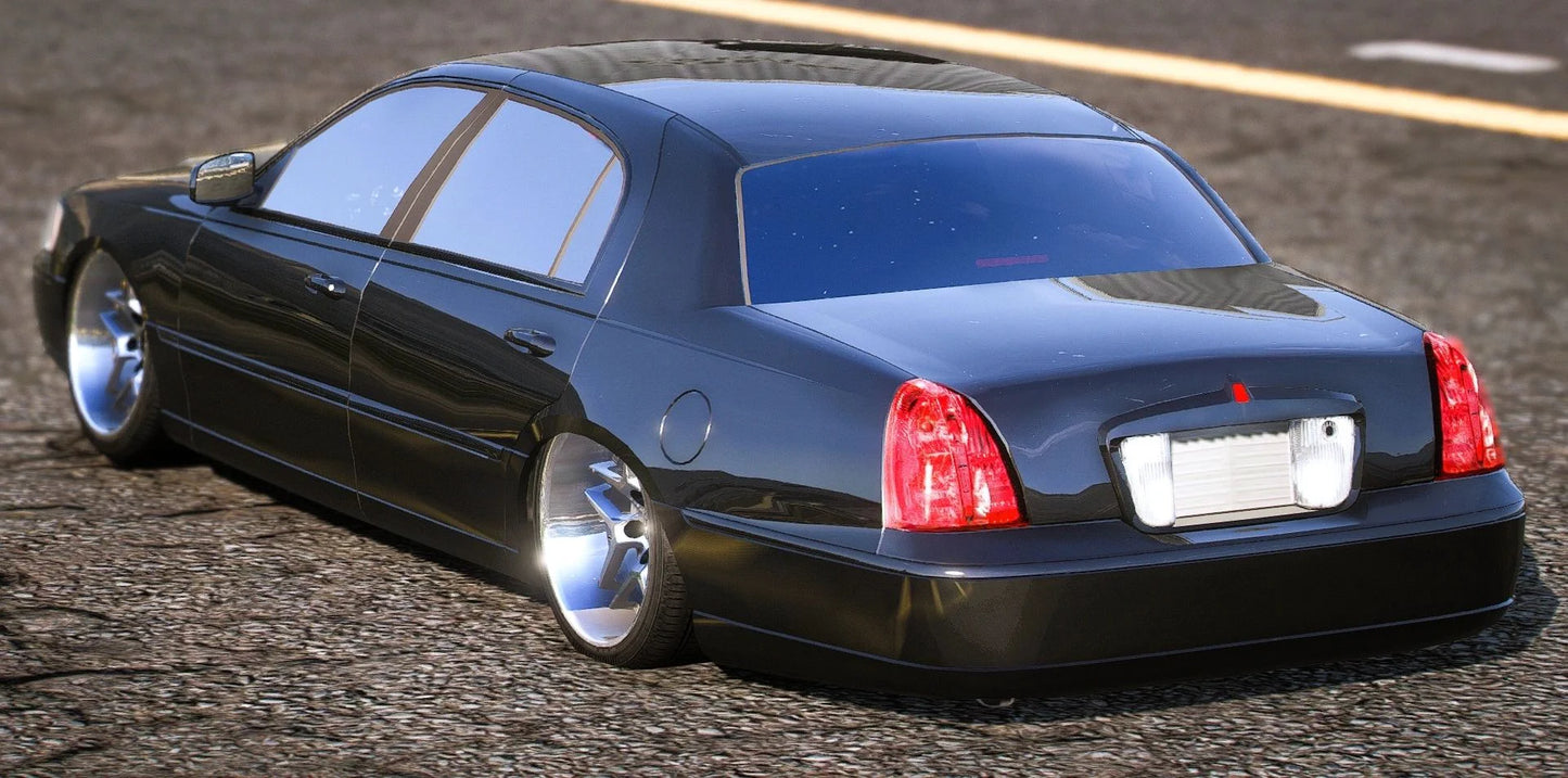 (Debadged) Lincoln Town Car Crown | Slo
