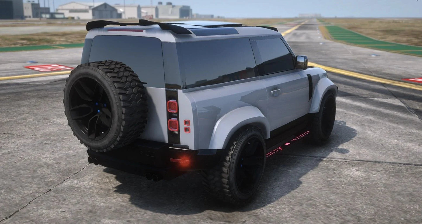 (Debadged) Land Rover Defender 90 Ghoul | Hayes