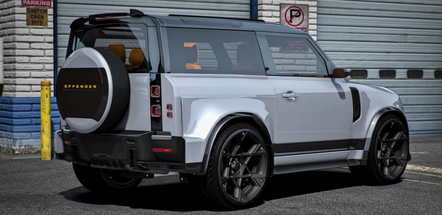 (Debadged) Land Rover Defender 90 Venuum "Offender" | Adan