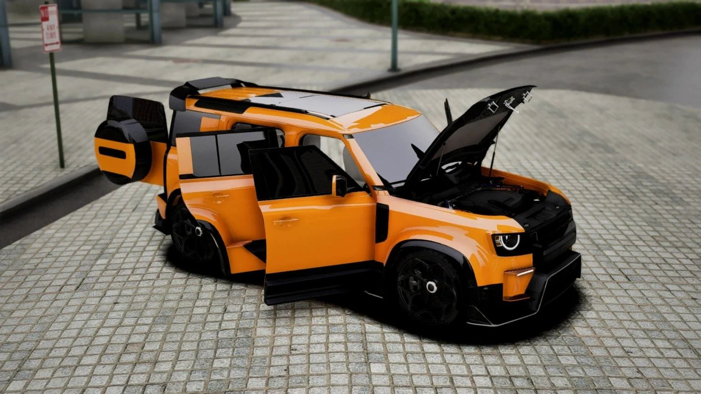 (Debadged) Land Rover Defender 110 Venuum | Lemon
