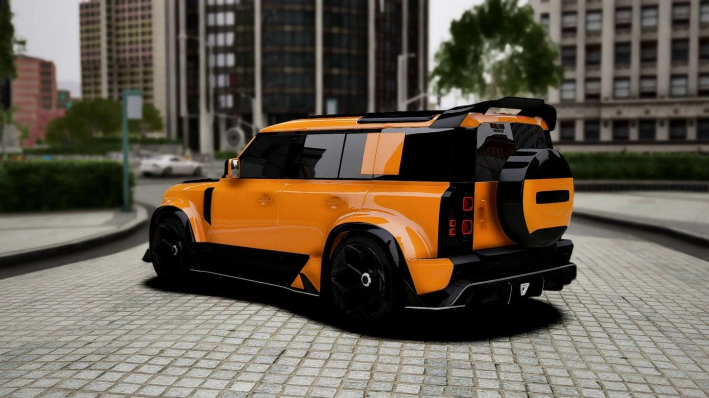 (Debadged) Land Rover Defender 110 Venuum | Lemon