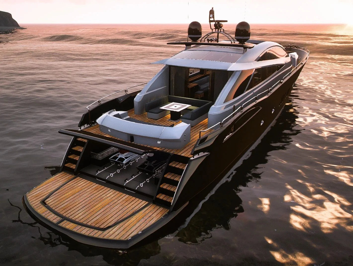 (Debadged) Leonard 72 Black Magic Yacht | Medelin