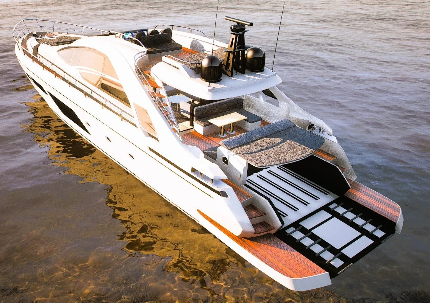 (Debadged) Luxury Sport S655 Yacht | Medelin