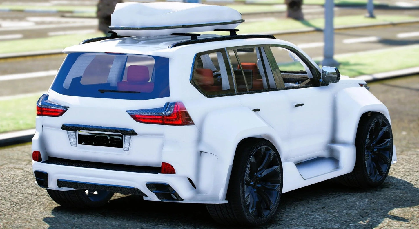 (Debadged) Lexus Lx570 Khann WideBody | Hamada Drift