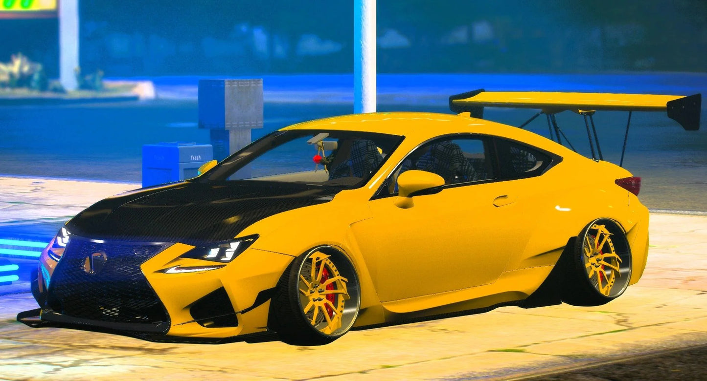 (Debadged) Lexus RCF Wide Body Drift | LG-SRR
