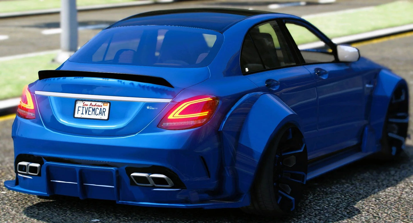 (Debadged) Mercedes AMG C63s Widebody | Hamada Drift
