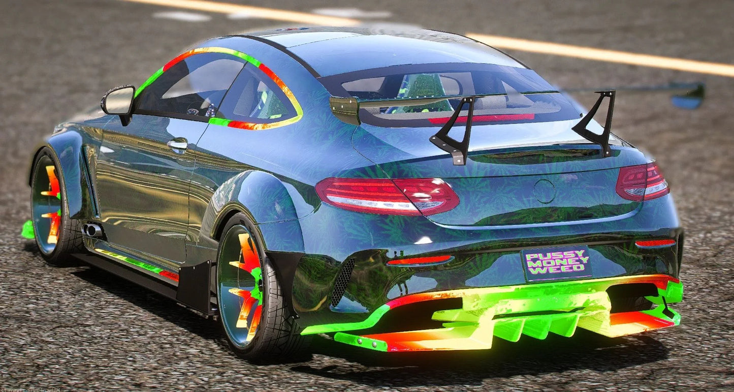 (Debadged) Mercedes C63s Weed Edition | Bre Customs